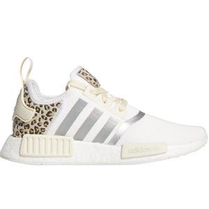Adidas NMD r1 White Cheetah Sneakers Size 7.5